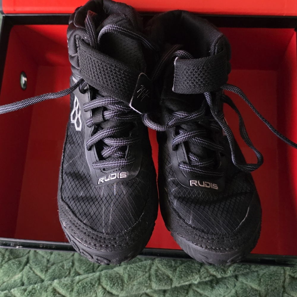 Kids Black High-Top Sneakers - Picture 4 of 6